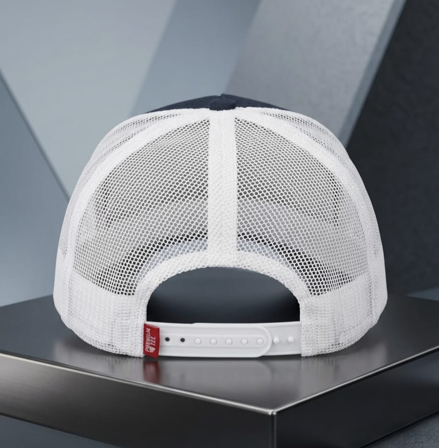 Northface Premium Black & White Cap – Outdoor Style
