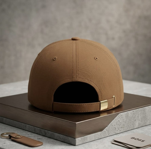 BOSS Brown Baseball Cap for Men | Adjustable Premium Casual Hat