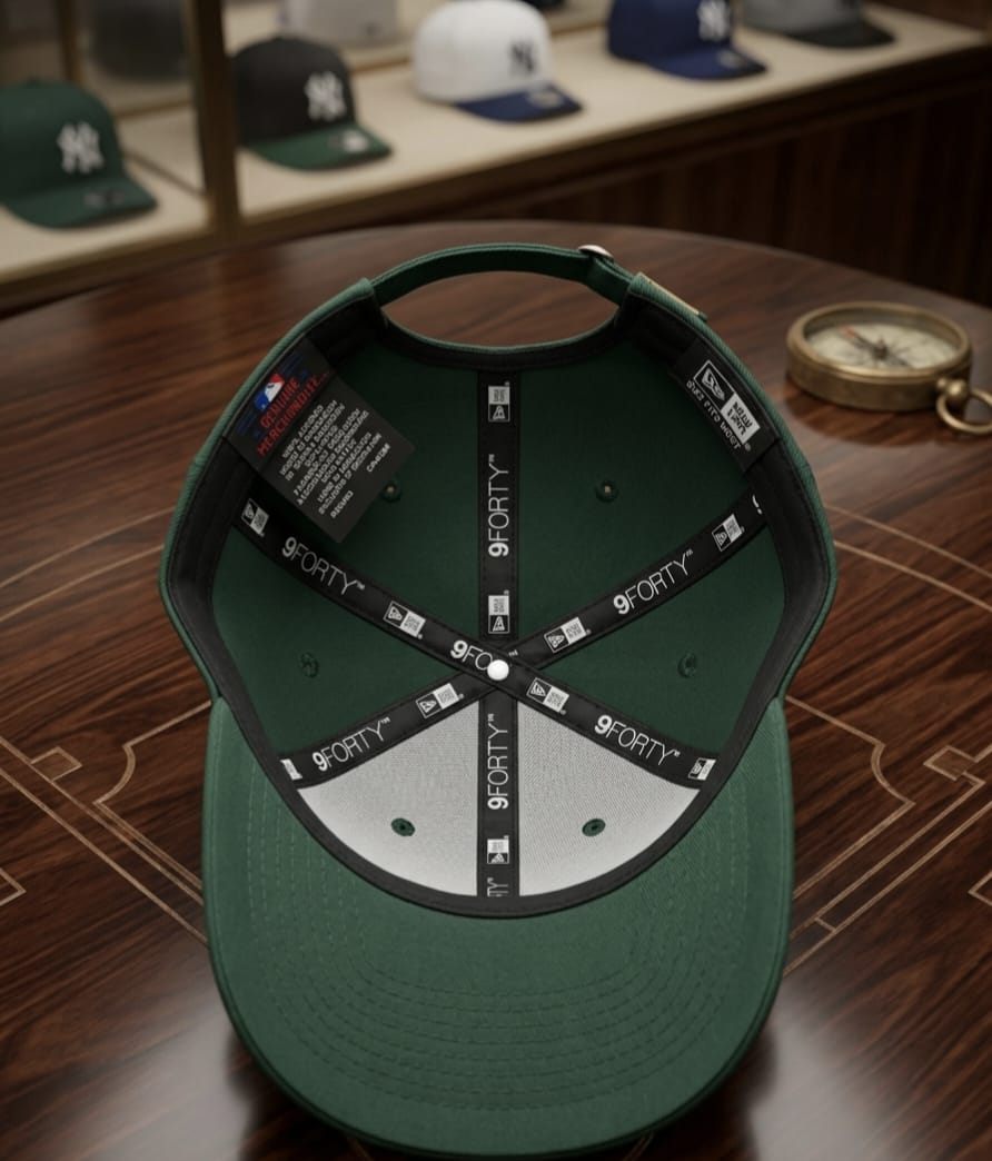 NY Green Cap for Men | Adjustable Premium Baseball Hat