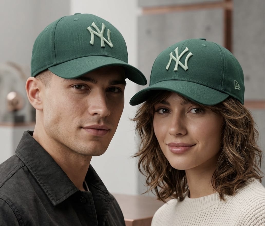 NY Green Cap for Men | Adjustable Premium Baseball Hat