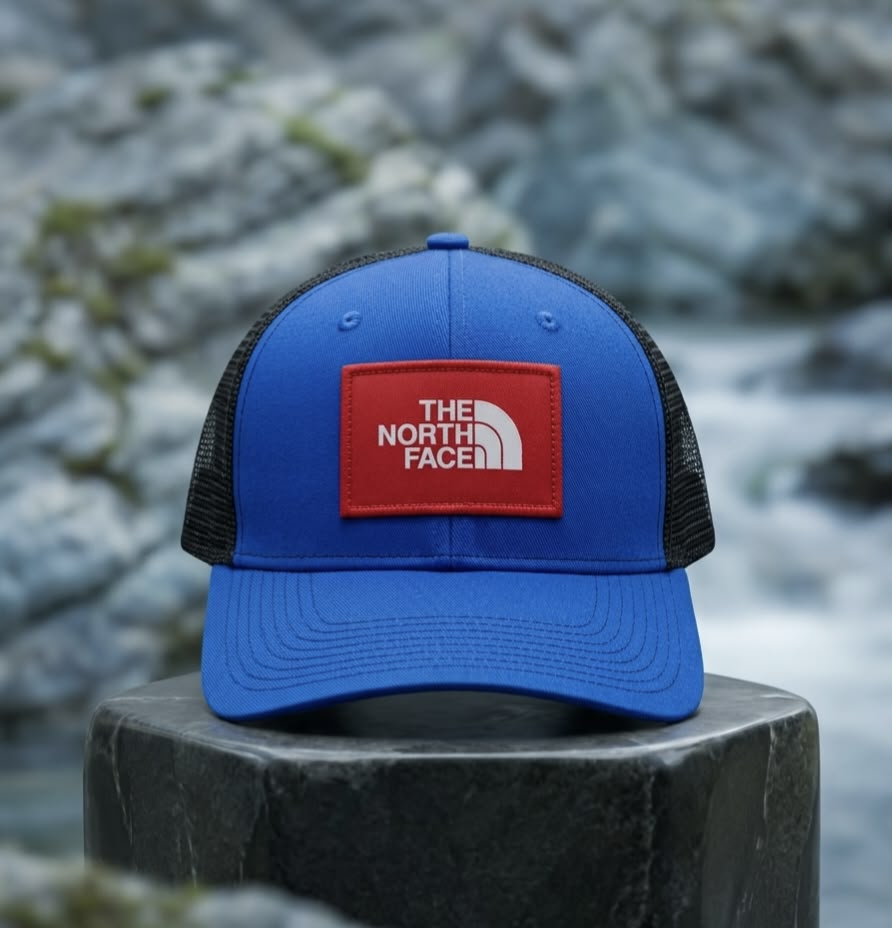 The North Face Royal Blue & Black Premium Cap