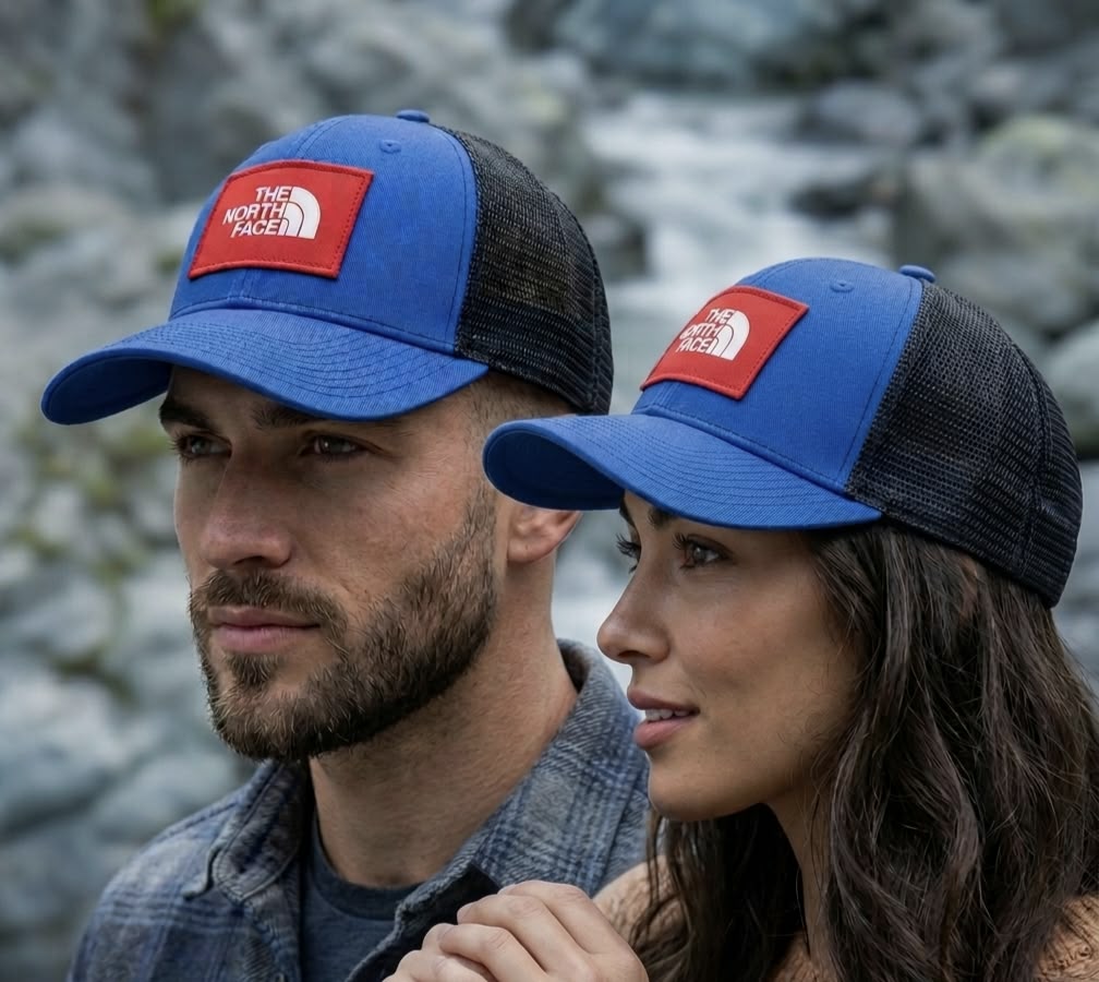 The North Face Royal Blue & Black Premium Cap