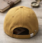Timberland Khaki Baseball Cap for Men | Adjustable Casual Hat