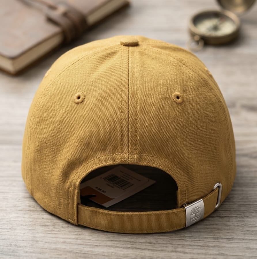 Timberland Khaki Baseball Cap for Men | Adjustable Casual Hat