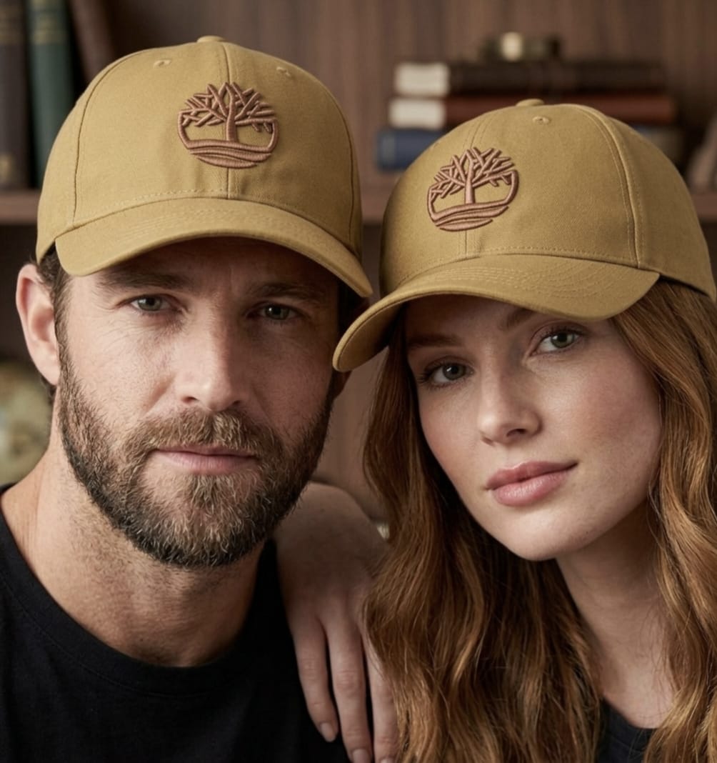 Timberland Khaki Baseball Cap for Men | Adjustable Casual Hat