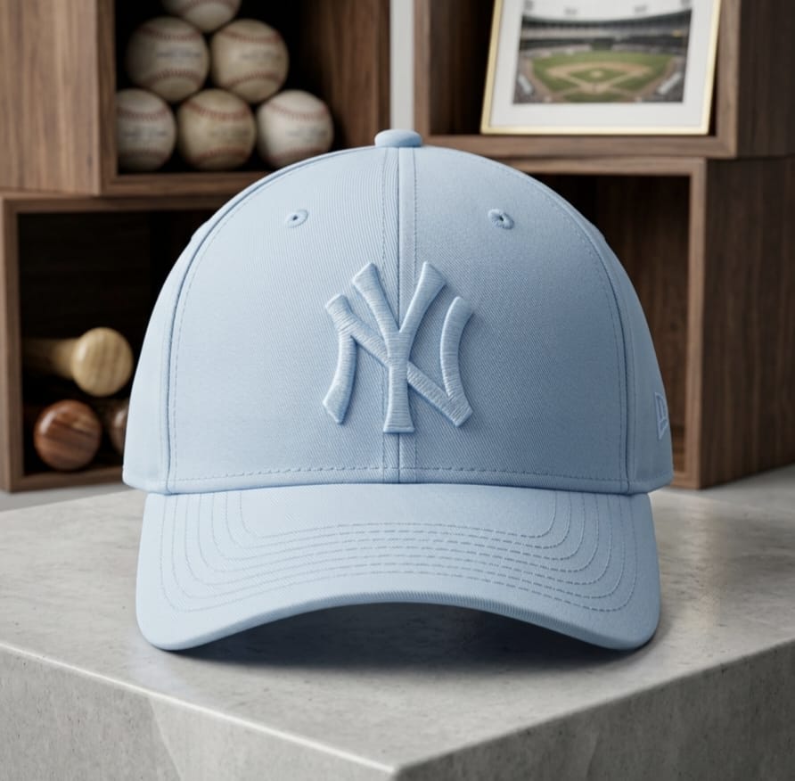 NY Light Blue Baseball Cap for Men – Adjustable Casual Hat