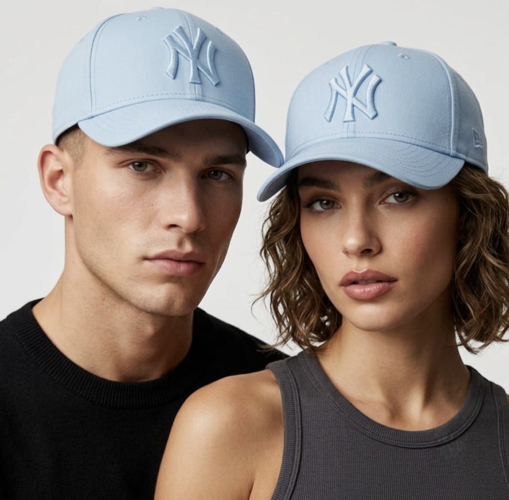 NY Light Blue Baseball Cap for Men – Adjustable Casual Hat