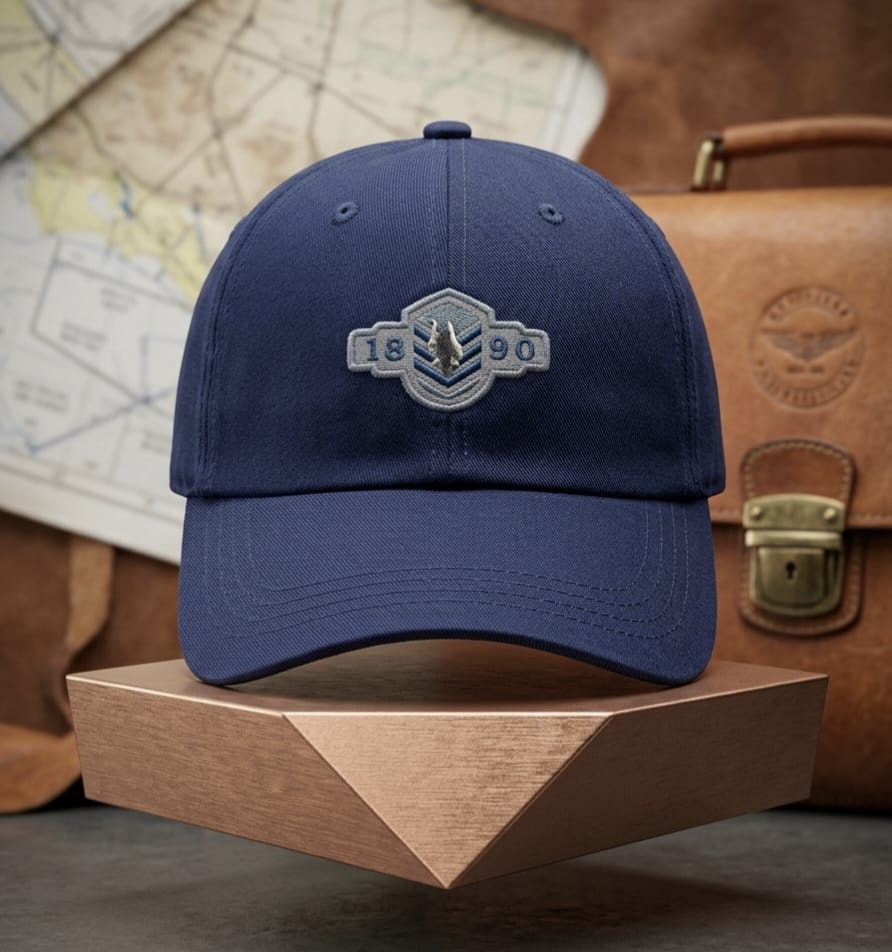 Men’s Navy Blue Cap | Adjustable Premium Baseball Hat