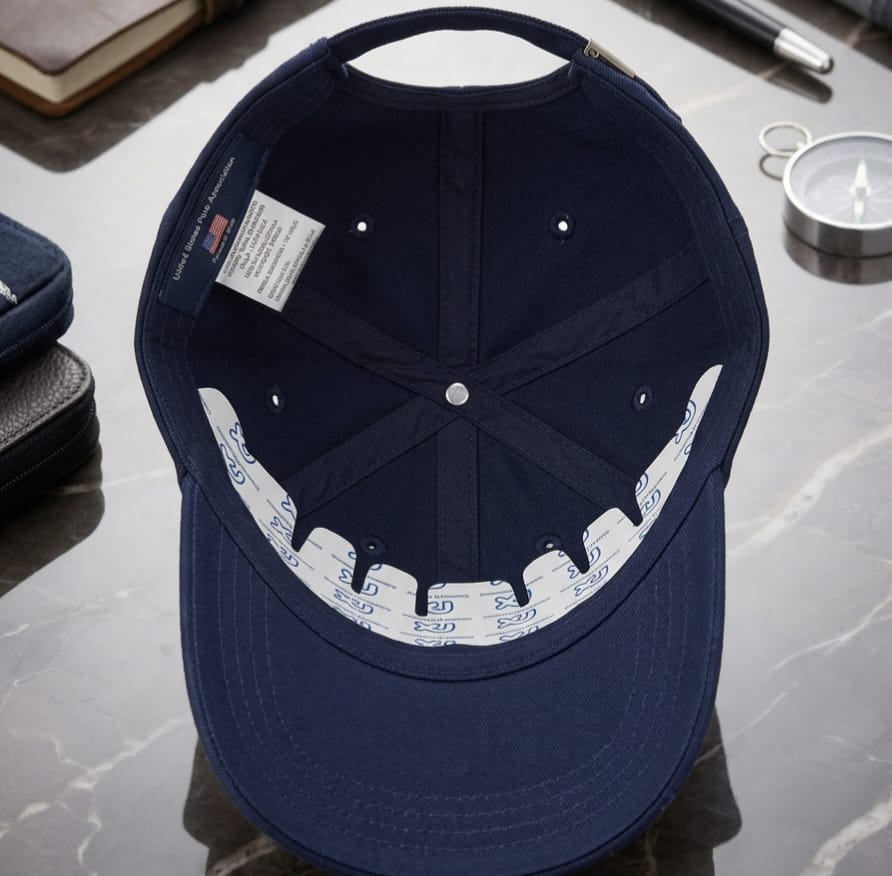 Men’s Navy Blue Cap | Adjustable Premium Baseball Hat