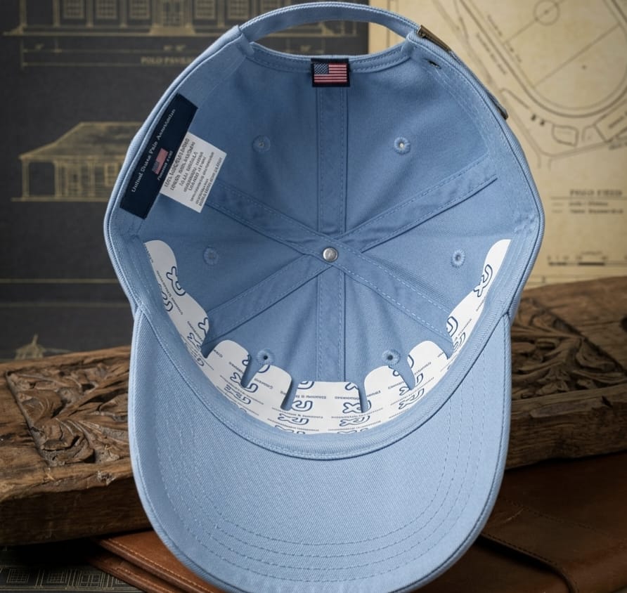 Men’s Light Blue Cap | Adjustable Premium Baseball Hat