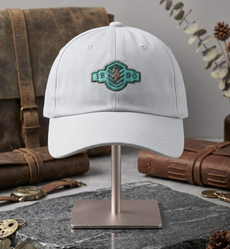 Men’s White Cap | Adjustable Premium Baseball Hat