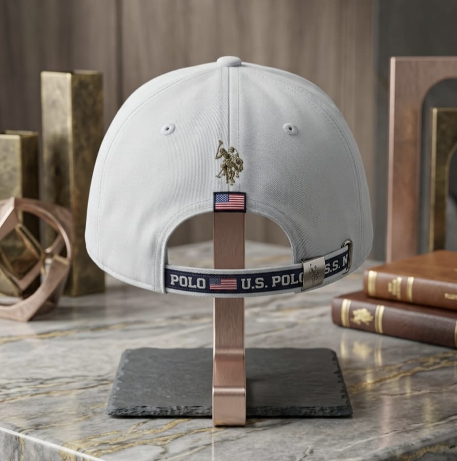 Men’s White Cap | Adjustable Premium Baseball Hat