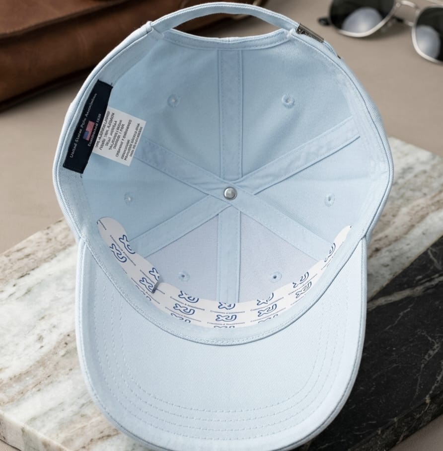 Men’s White Cap | Adjustable Premium Baseball Hat