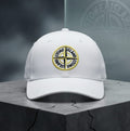 White Premium Baseball Cap for Men | Adjustable Fit
