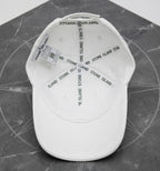 White Premium Baseball Cap for Men | Adjustable Fit