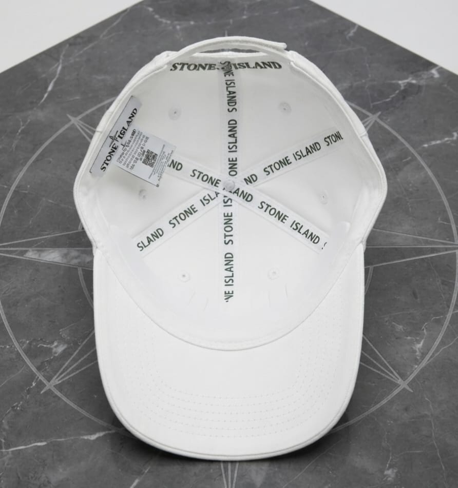 White Premium Baseball Cap for Men | Adjustable Fit