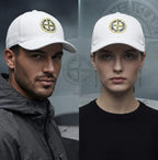 White Premium Baseball Cap for Men | Adjustable Fit