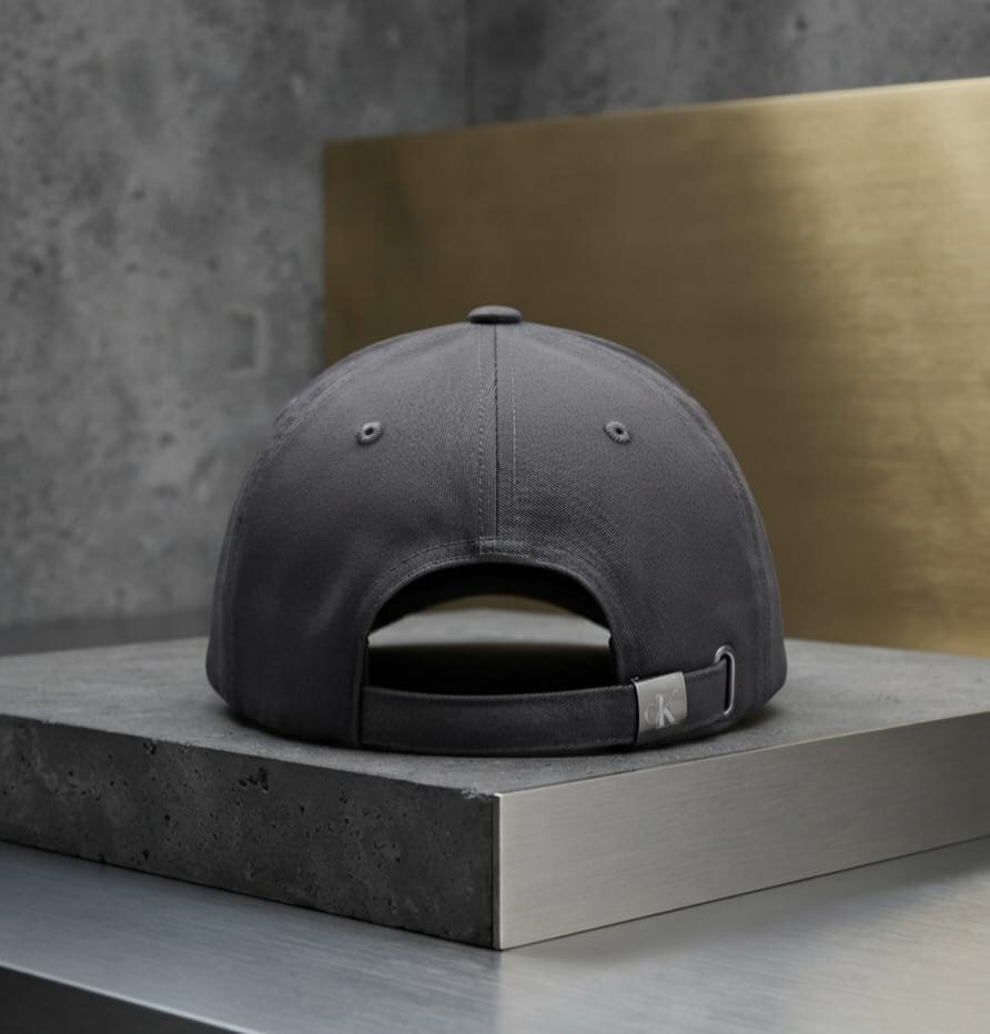 CK Grey Premium Baseball Cap for Men | Adjustable Fit
