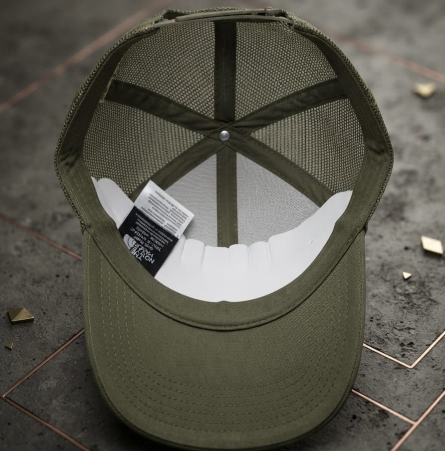 The North Face Olive Green Premium Cap for Men | Adjustable Hat