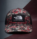 The North Face Red Camo Premium Cap for Men | Adjustable Hat