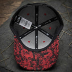 The North Face Red Camo Premium Cap for Men | Adjustable Hat