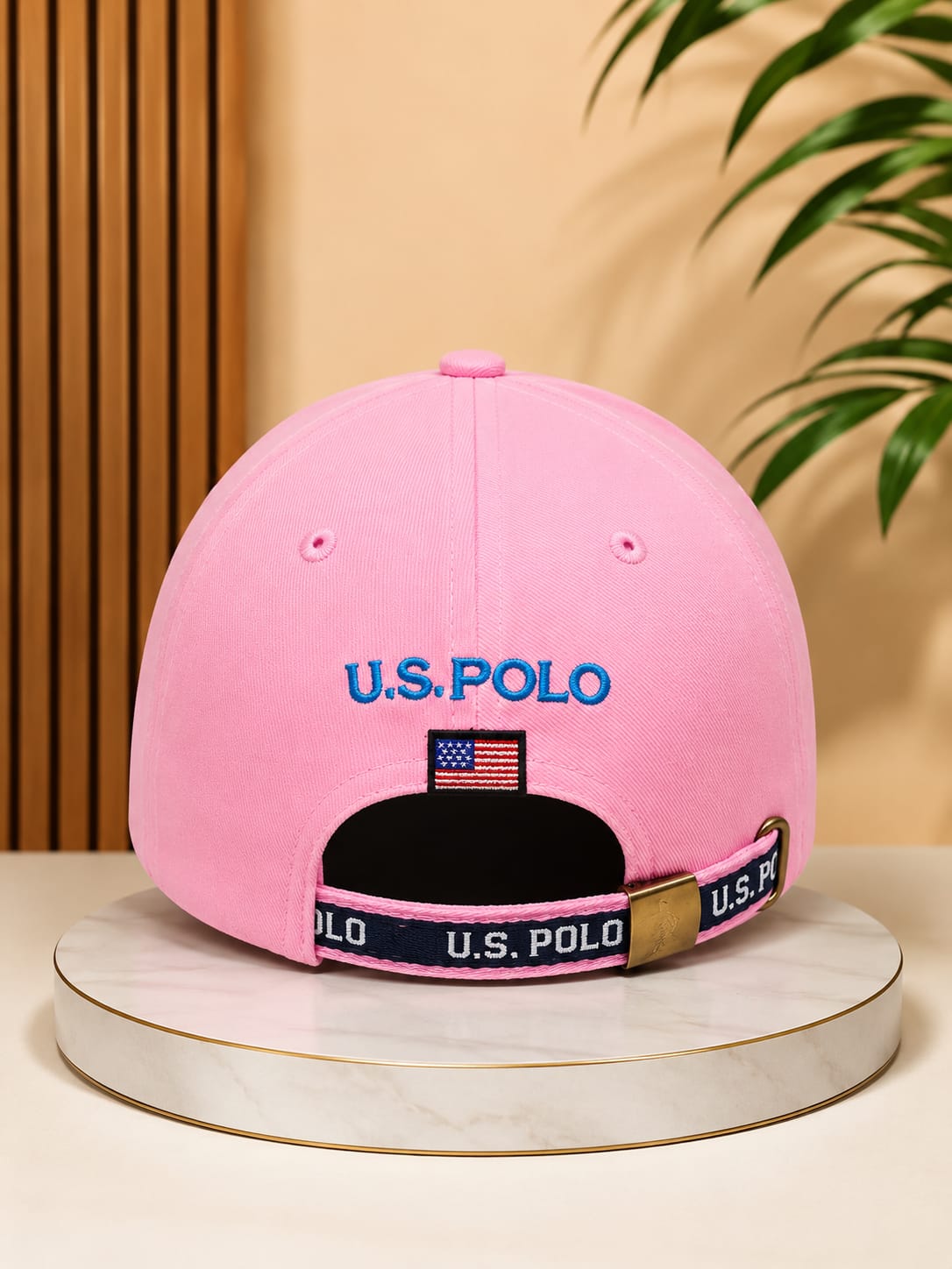 U.S. Polo Pink Premium Cap for Men | Adjustable Baseball Hat