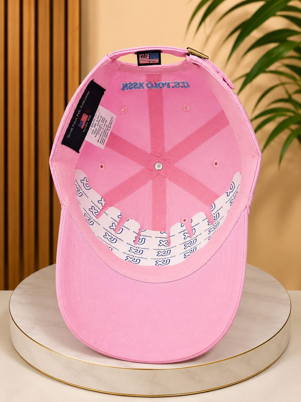 U.S. Polo Pink Premium Cap for Men | Adjustable Baseball Hat