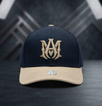 Black & Beige Premium Cap for Men | Adjustable Baseball Hat