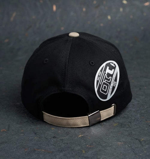 Black & Beige Premium Cap for Men | Adjustable Baseball Hat