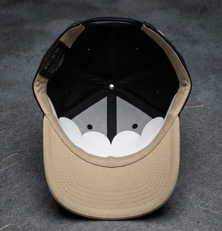 Black & Beige Premium Cap for Men | Adjustable Baseball Hat