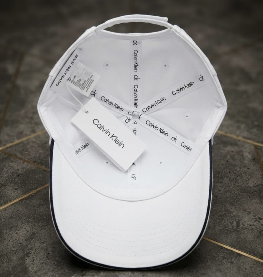 CK White Premium Cap for Men | Adjustable Baseball Hat