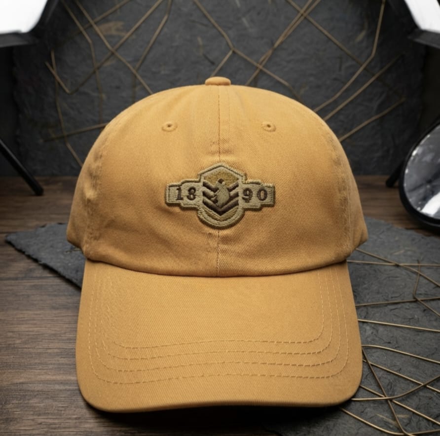 US POLO Mustard Yellow Premium Cap for Men | Adjustable Baseball Hat