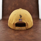 US POLO Mustard Yellow Premium Cap for Men | Adjustable Baseball Hat