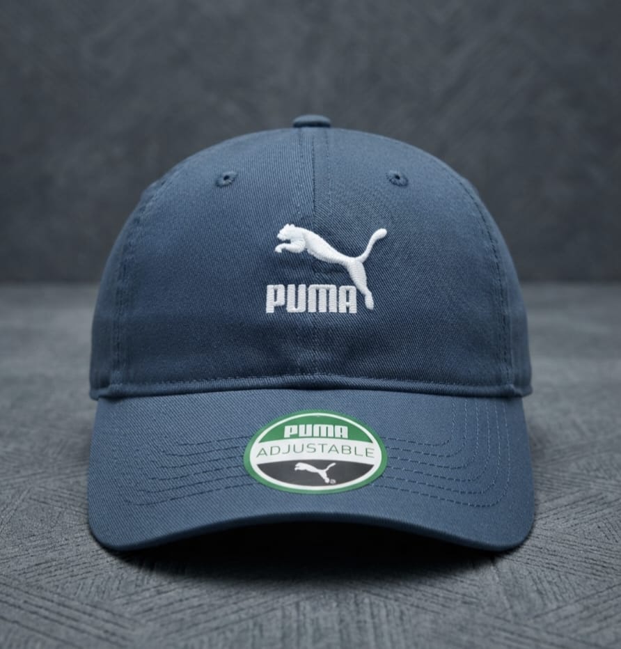 PUMA Navy Blue Premium Baseball Cap for Men | Adjustable Fit