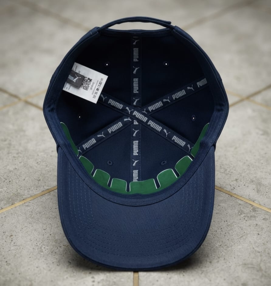 PUMA Navy Blue Premium Baseball Cap for Men | Adjustable Fit