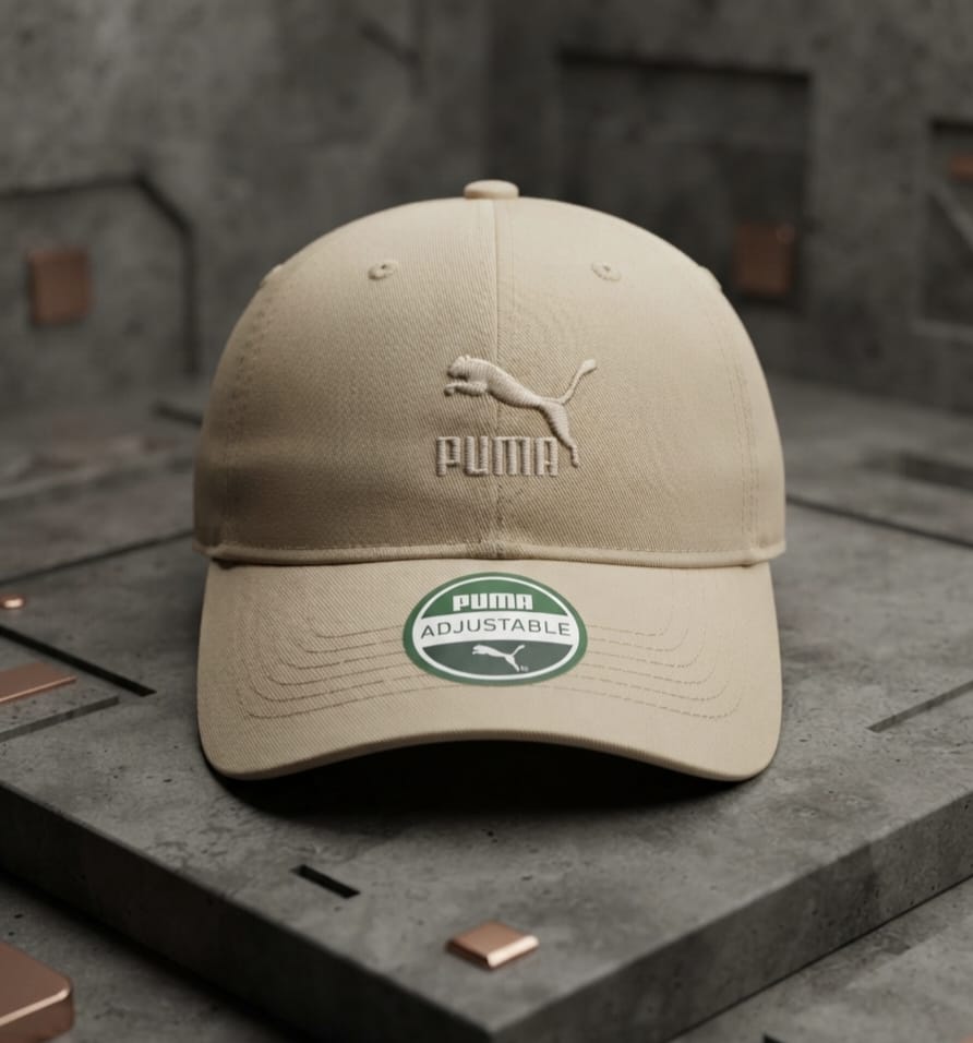PUMA Beige Baseball Cap for Men | Premium Adjustable Fit