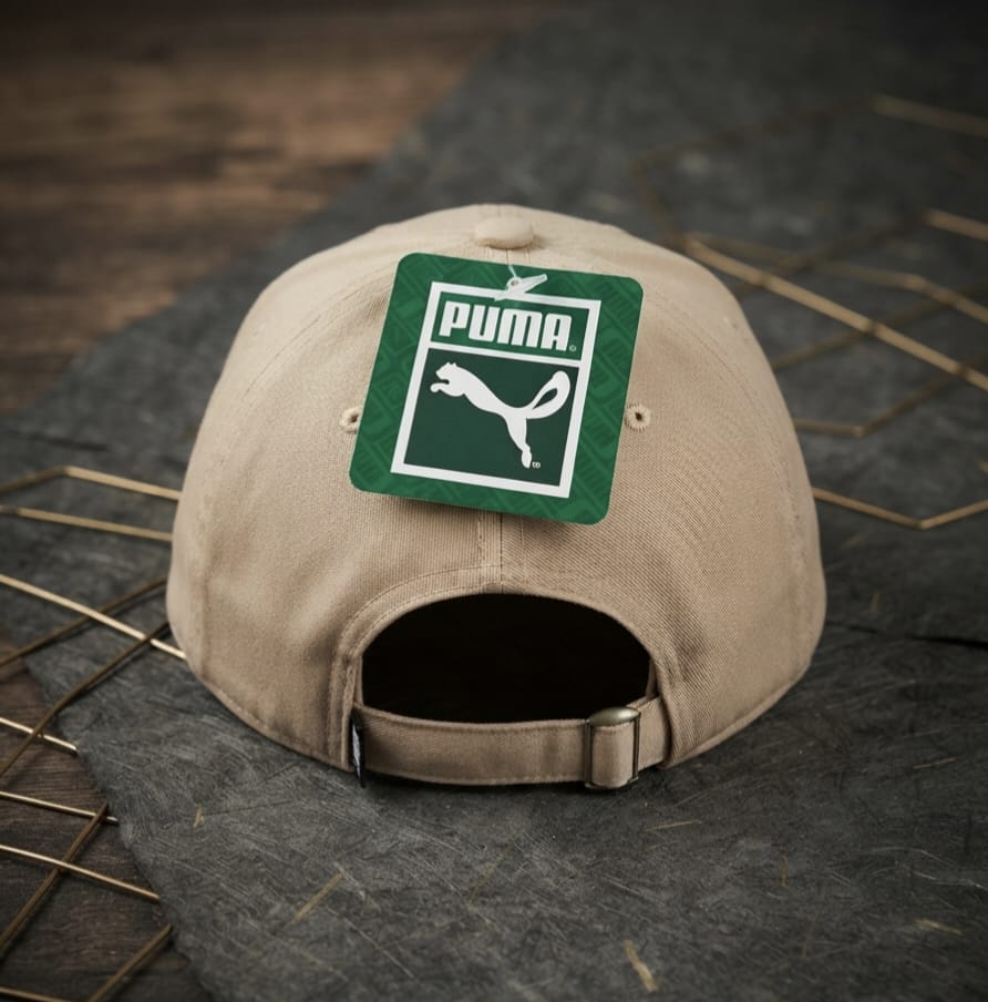 PUMA Beige Baseball Cap for Men | Premium Adjustable Fit