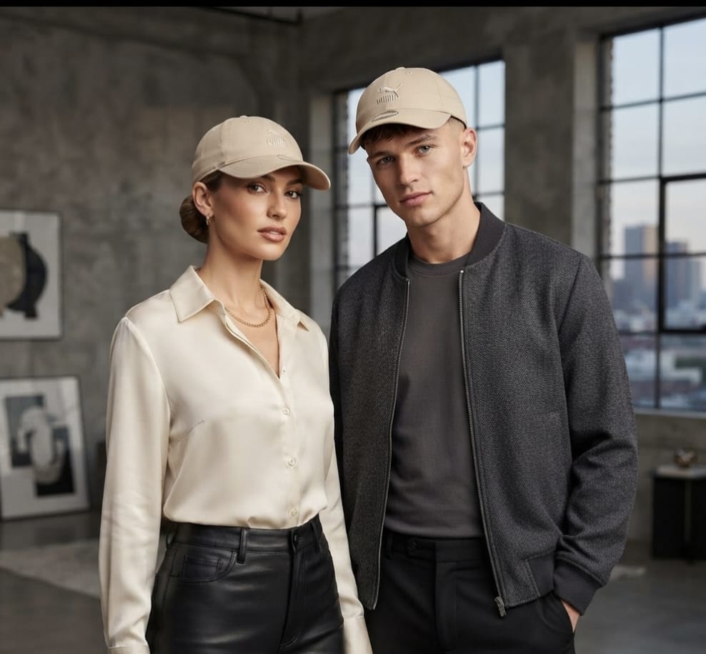 PUMA Beige Baseball Cap for Men | Premium Adjustable Fit