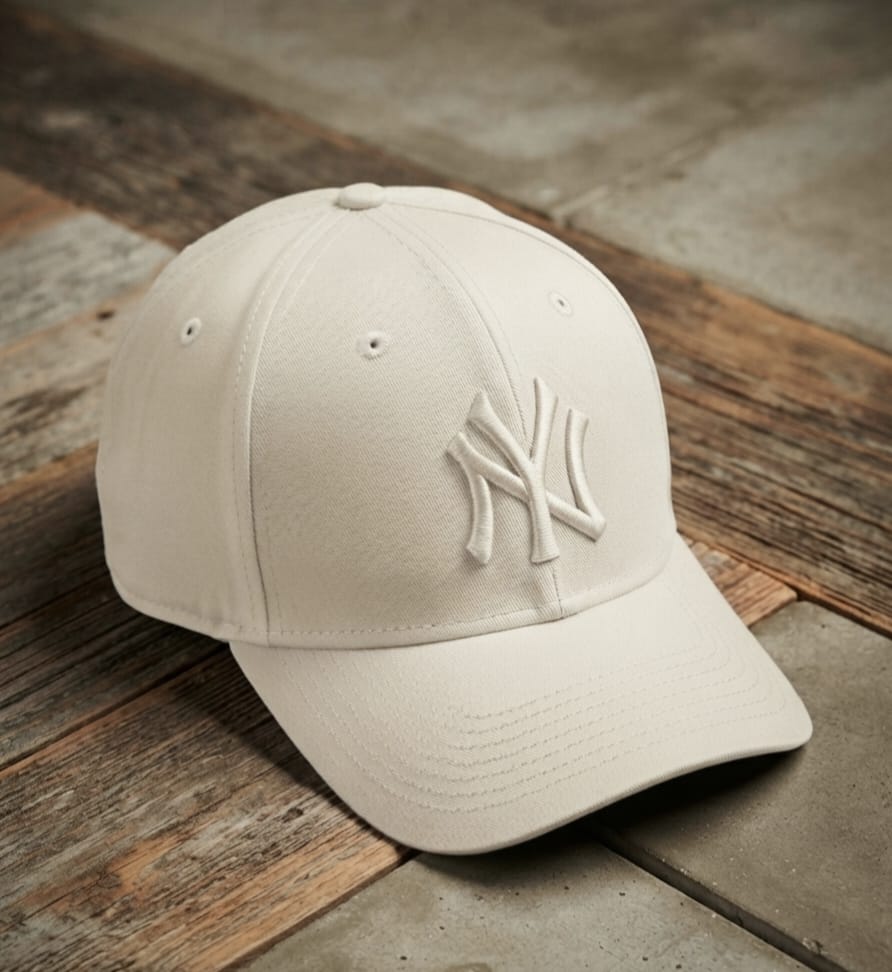 NY Cream Premium Baseball Cap for Men | Adjustable Casual Hat