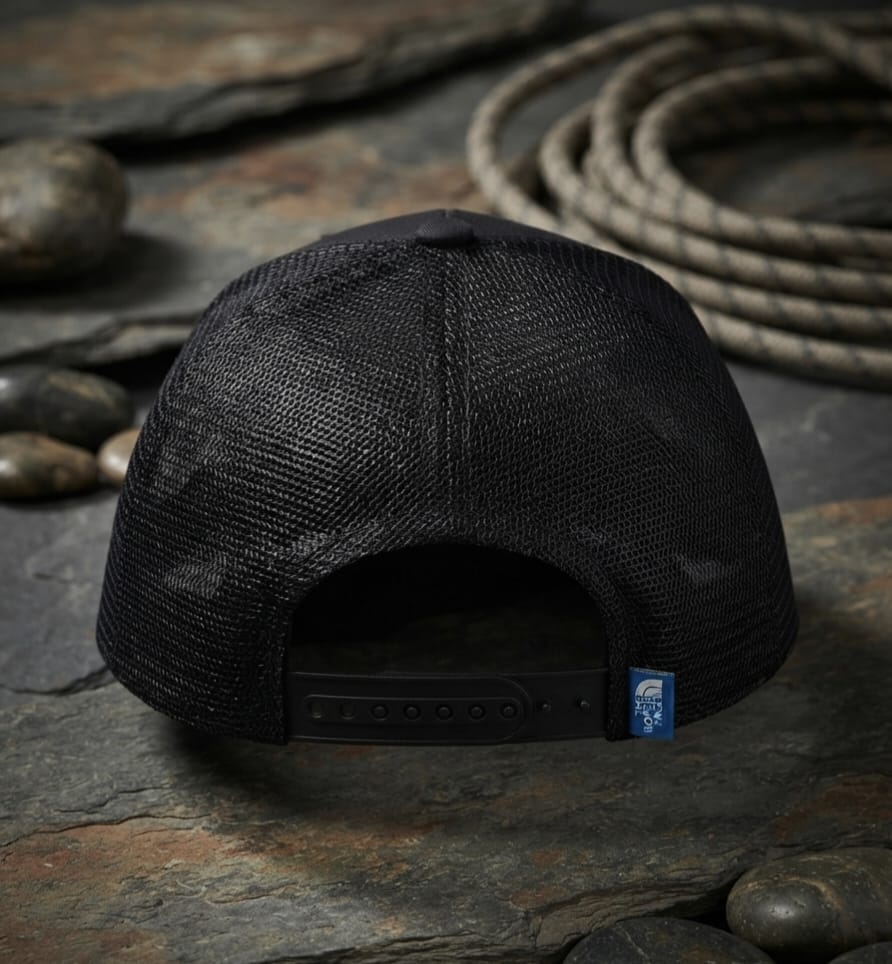 The North Face Black Premium Cap for Men | Adjustable Hat