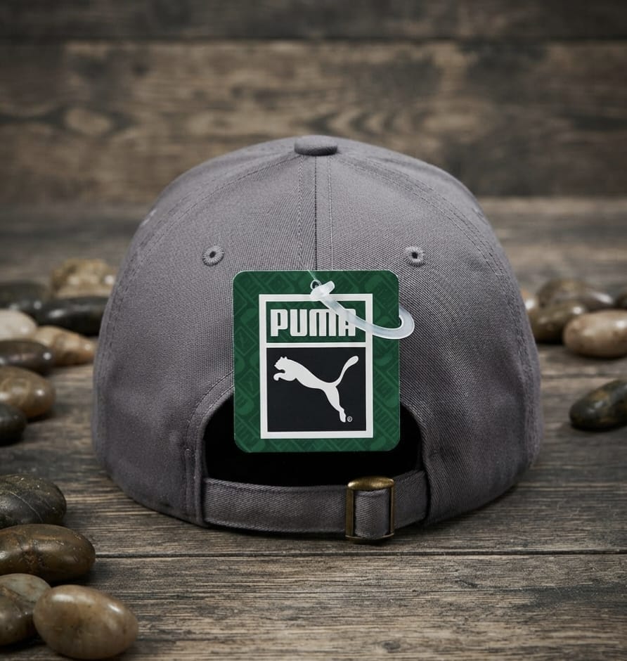 PUMA Grey Premium Cap for Men | Adjustable Baseball Hat