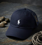 POLO Navy Blue Premium Cap for Men | Adjustable Baseball Hat