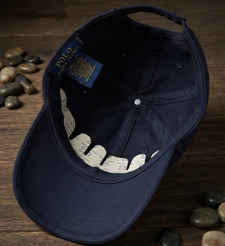 POLO Navy Blue Premium Cap for Men | Adjustable Baseball Hat