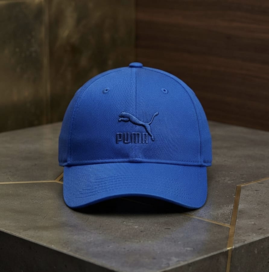 PUMA Blue Premium Cap for Men | Adjustable Baseball Hat
