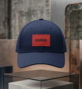 HUGO Navy Blue Premium Baseball Cap for Men | Adjustable Fit