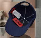 HUGO Navy Blue Premium Baseball Cap for Men | Adjustable Fit