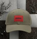 HUGO Khaki Premium Cap for Men | Adjustable Baseball Hat