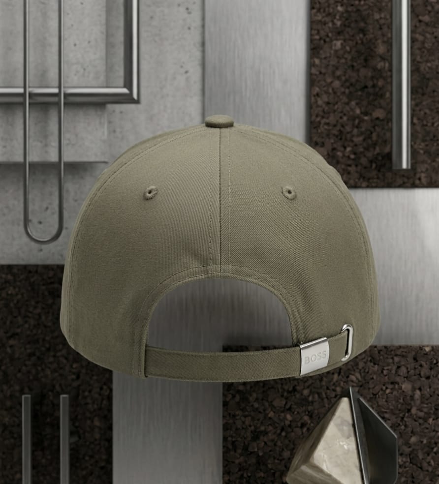 HUGO Khaki Premium Cap for Men | Adjustable Baseball Hat