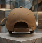 HUGO Tan Brown Premium Baseball Cap for Men | Adjustable Fit