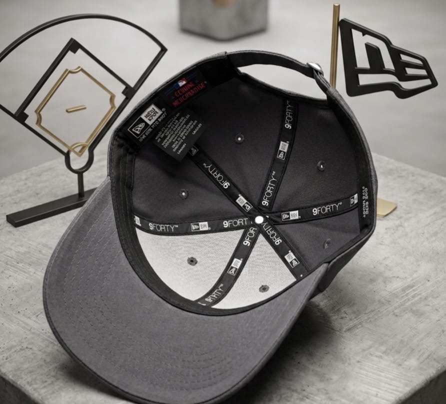NY Yankees Grey Premium Cap for Men | Adjustable Baseball Hat